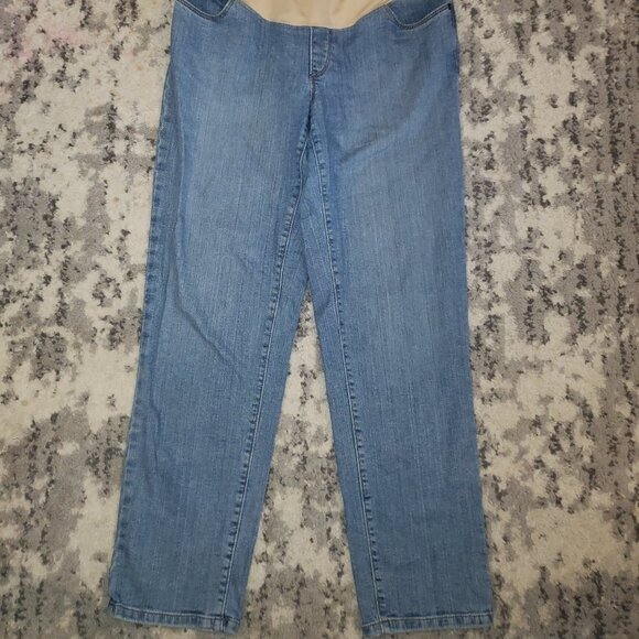 Loft Over the Belly Jeans || sz 8 || EUC - Picture 4 of 9